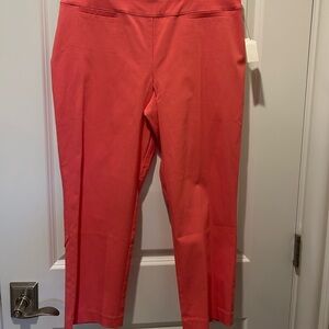 NWT Talbots Capri Coral Pants